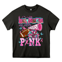 Asphalt in october we wear cheer pink football Heavy Core Tee - AdoDesignShop
