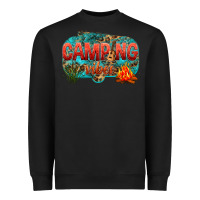 Black camping vibes Heavyweight Sweatshirt - NancyCooperArtShop