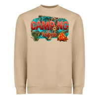 Mushroom camping vibes Heavyweight Sweatshirt - NancyCooperArtShop
