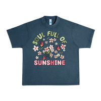 Midnight Navy soul full of sunshine Urban Heavy Tee - MaliasSmallBusiness