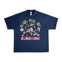 Navy soul full of sunshine Urban Heavy Tee - MaliasSmallBusiness