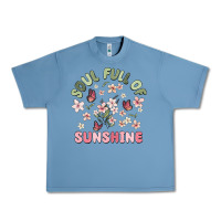 Pebble Blue soul full of sunshine Urban Heavy Tee - MaliasSmallBusiness