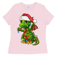 Christmas Cute Dragon Ladies Tee | Teevron
