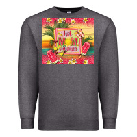 Charcoal Heather hot mom summer Premium Sweatshirt - TumblerDesignByShophia