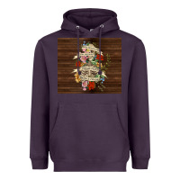 Plum kinda emotional with skeleton Heavyweight Hoodie - TumblerDesignByShophia