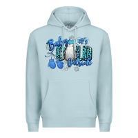 Blue Mist baby its cold outside Premium Hoodie - CowGirlArtShop