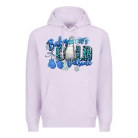 Lilac baby its cold outside Premium Hoodie - CowGirlArtShop