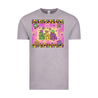 Vintage Zinc mardi gras bead dogs Vintage Tee - MaliasSmallBusiness