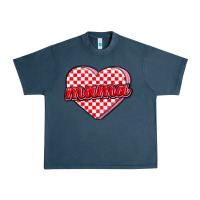 Midnight Navy valentine mama Urban Heavy Tee - MaliasSmallBusiness