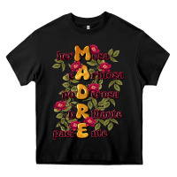 Black ella es mamá Heavy Core Tee - JahusDesignShop