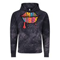Cloud Black summer vibes lips Vintage Hoodie - Jasminsmagicworld