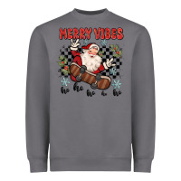 Storm merry vibes ho ho ho Heavyweight Sweatshirt - MaliasSmallBusiness