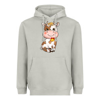 Moon Dust Cartoon Cow Heavyweight Hoodie - HowdyJamesFarm