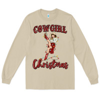 Mushroom cowgirl christmas Long Sleeve Tee - MaliasSmallBusiness