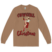 Toasted Coconut cowgirl christmas Long Sleeve Tee - MaliasSmallBusiness