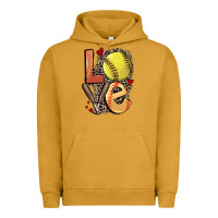 Pigment Peanut Butter love softball Urban Hoodie - FaDigitalArtStudio