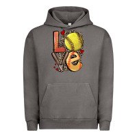Pigment Tornado love softball Urban Hoodie - FaDigitalArtStudio