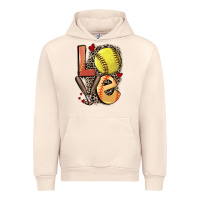 Sandshell love softball Urban Hoodie - FaDigitalArtStudio