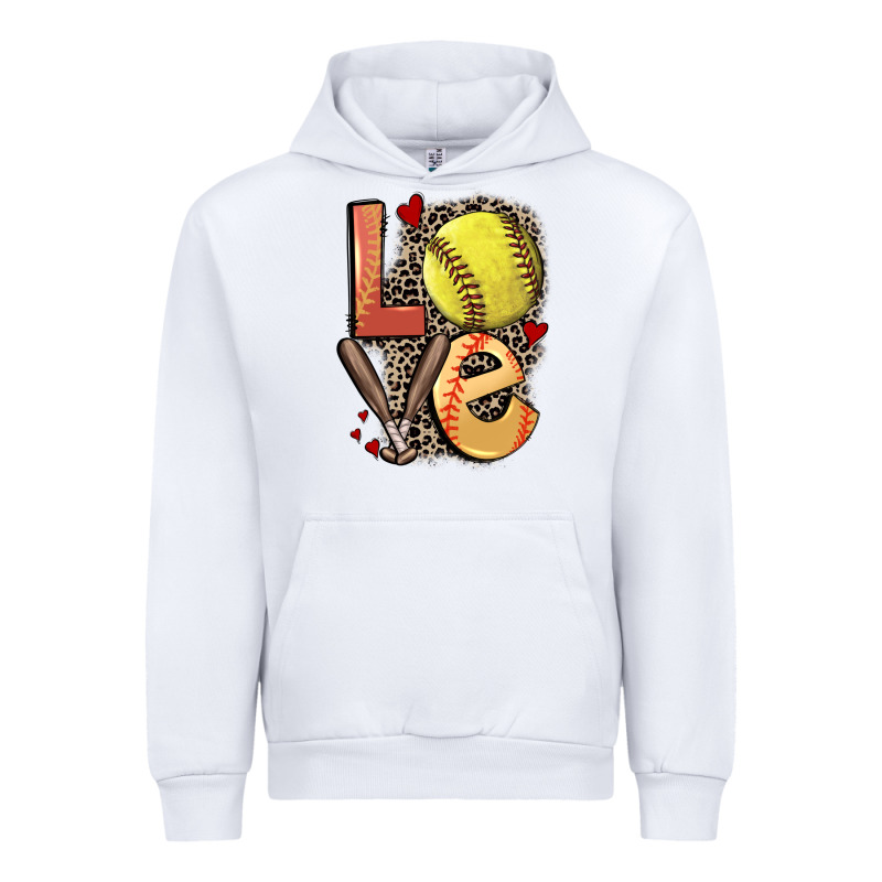 Love Softball Urban Hoodie by FaDigitalArtStudio | Teevron