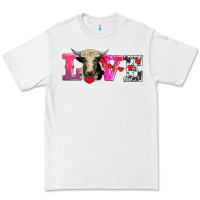 White love with holstein cow Premium Tee - AdoDesignShop