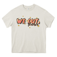 Cream we out teacher Heavy Core Tee - JahusDesignShop