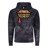 Cloud Black summer vibes watermelon lips Vintage Hoodie - Jasminsmagicworld