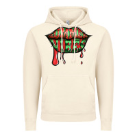 Vintage Artic summer vibes watermelon lips Vintage Hoodie - Jasminsmagicworld
