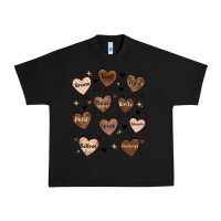 Black black history month hearts Urban Heavy Tee - MaliasSmallBusiness