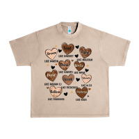 French Oak black history month hearts Urban Heavy Tee - MaliasSmallBusiness