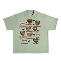 Oil Green black history month hearts Urban Heavy Tee - MaliasSmallBusiness