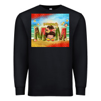Black summer mom Premium Sweatshirt - TumblerDesignByShophia