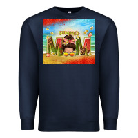 Navy summer mom Premium Sweatshirt - TumblerDesignByShophia