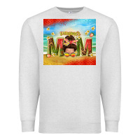 Oatmeal Heather summer mom Premium Sweatshirt - TumblerDesignByShophia