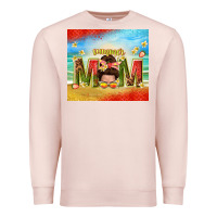 Pale Pink summer mom Premium Sweatshirt - TumblerDesignByShophia