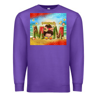 Purple summer mom Premium Sweatshirt - TumblerDesignByShophia