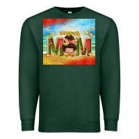 Sports Green summer mom Premium Sweatshirt - TumblerDesignByShophia