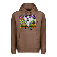 Chestnut spooky spooky spooky vibes Premium Hoodie - CowGirlArtShop