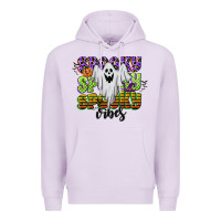 Lilac spooky spooky spooky vibes Premium Hoodie - CowGirlArtShop