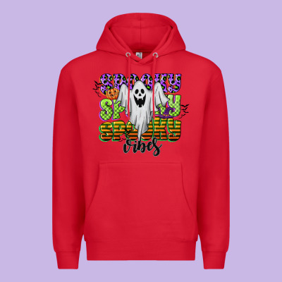 Spooky Spooky Spooky Vibes Premium Hoodie Designed By Cowgirlartshop