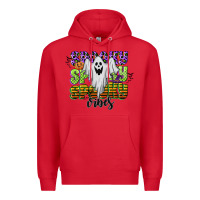 Red spooky spooky spooky vibes Premium Hoodie - CowGirlArtShop