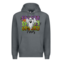 Rock spooky spooky spooky vibes Premium Hoodie - CowGirlArtShop