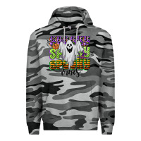 Slate Camo spooky spooky spooky vibes Premium Hoodie - CowGirlArtShop