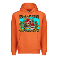 Carrot truck gnome cactus Premium Hoodie - JahusDesignShop