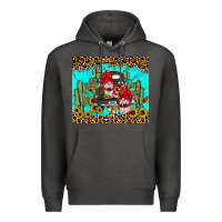 Charcoal Heather truck gnome cactus Premium Hoodie - JahusDesignShop