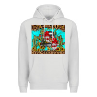 Dove Grey truck gnome cactus Premium Hoodie - JahusDesignShop