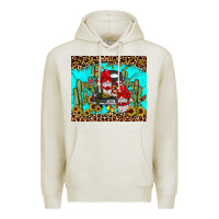Oatmeal Heather truck gnome cactus Premium Hoodie - JahusDesignShop