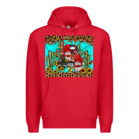 Red truck gnome cactus Premium Hoodie - JahusDesignShop