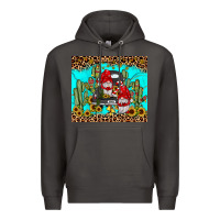 Smoke truck gnome cactus Premium Hoodie - JahusDesignShop