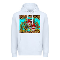 White truck gnome cactus Premium Hoodie - JahusDesignShop