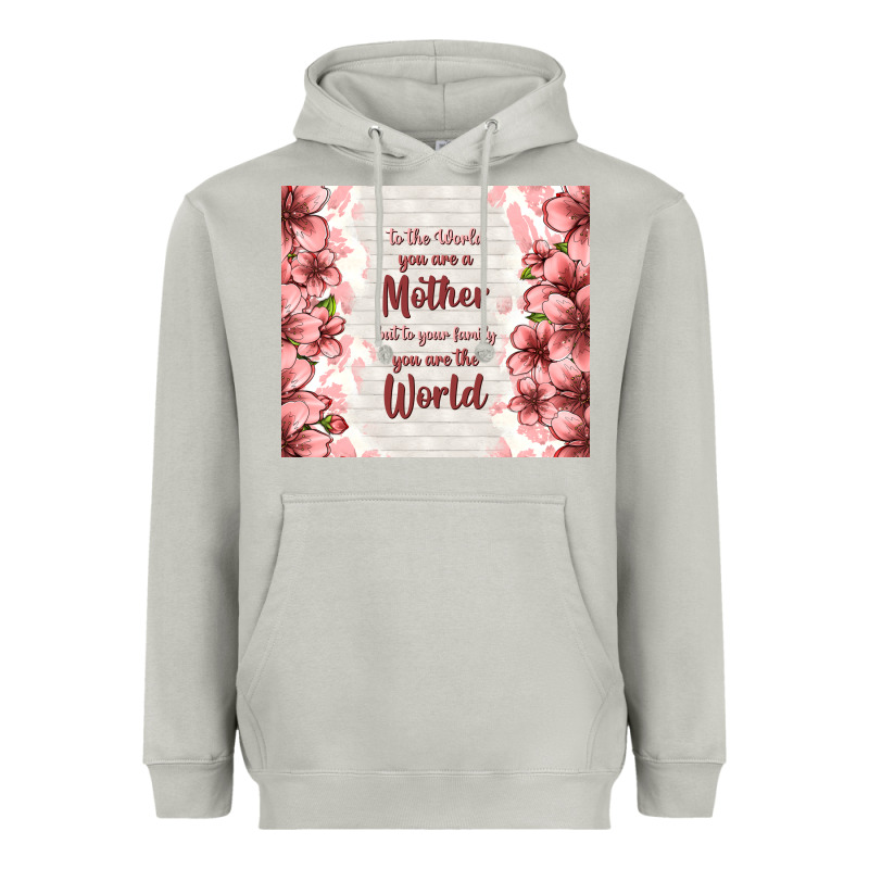 To The World You Are A Mother But To Your Family Y Heavyweight Hoodie by TumblerDesignByShophia | Teevron